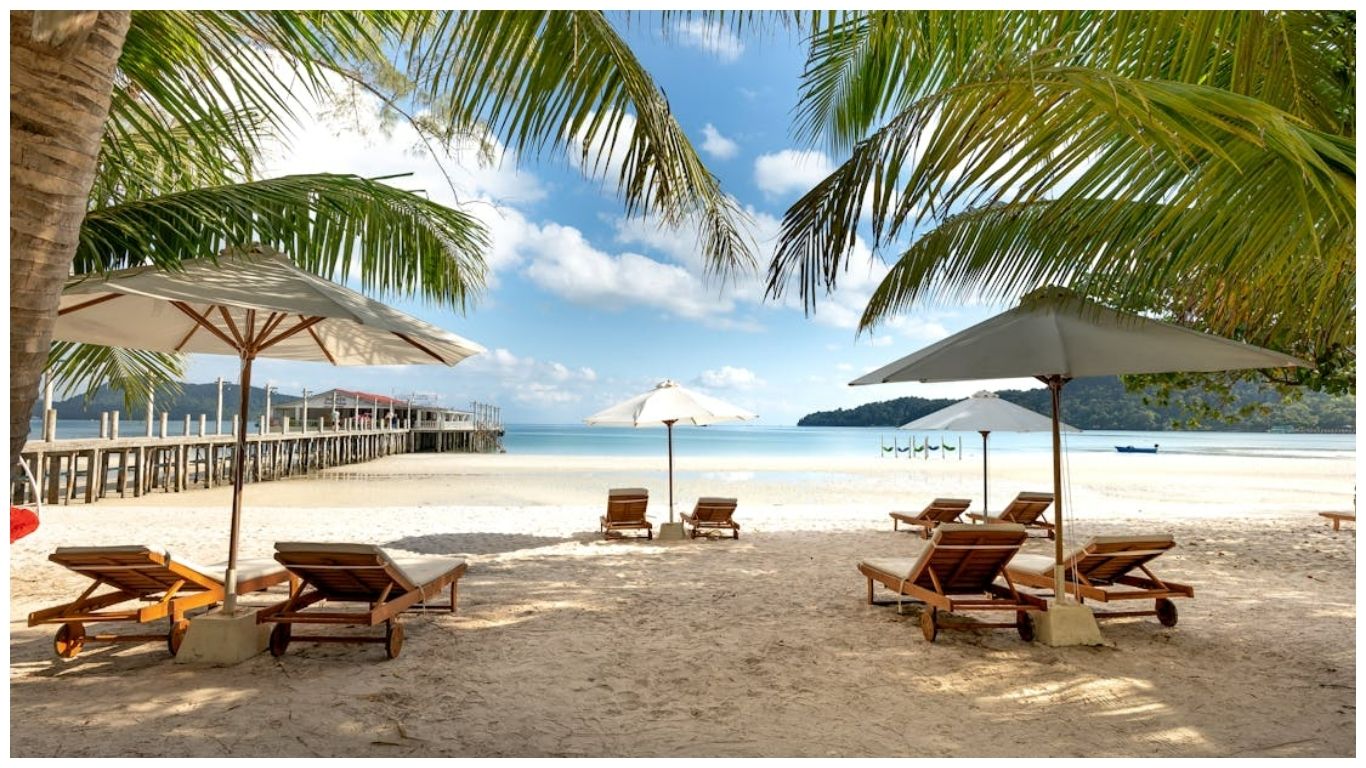 Golden Phuket Beach Under the Sunlight