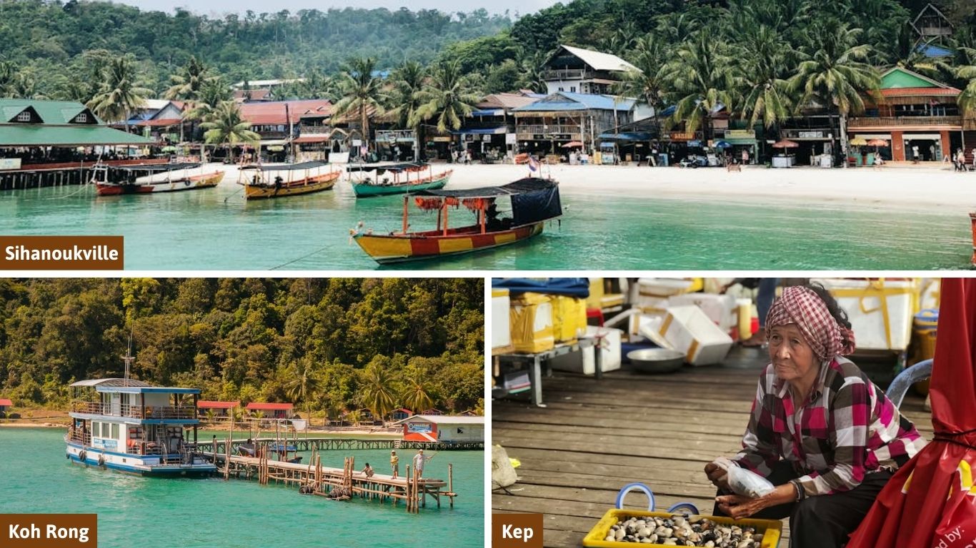 Sihanoukville, Koh Rong, Kep
