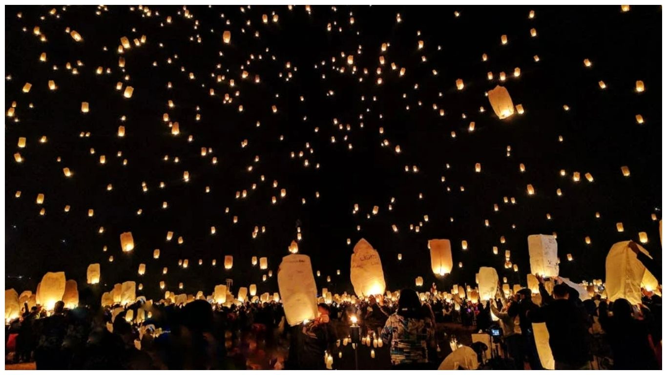 Latern festival in Chiang Mai