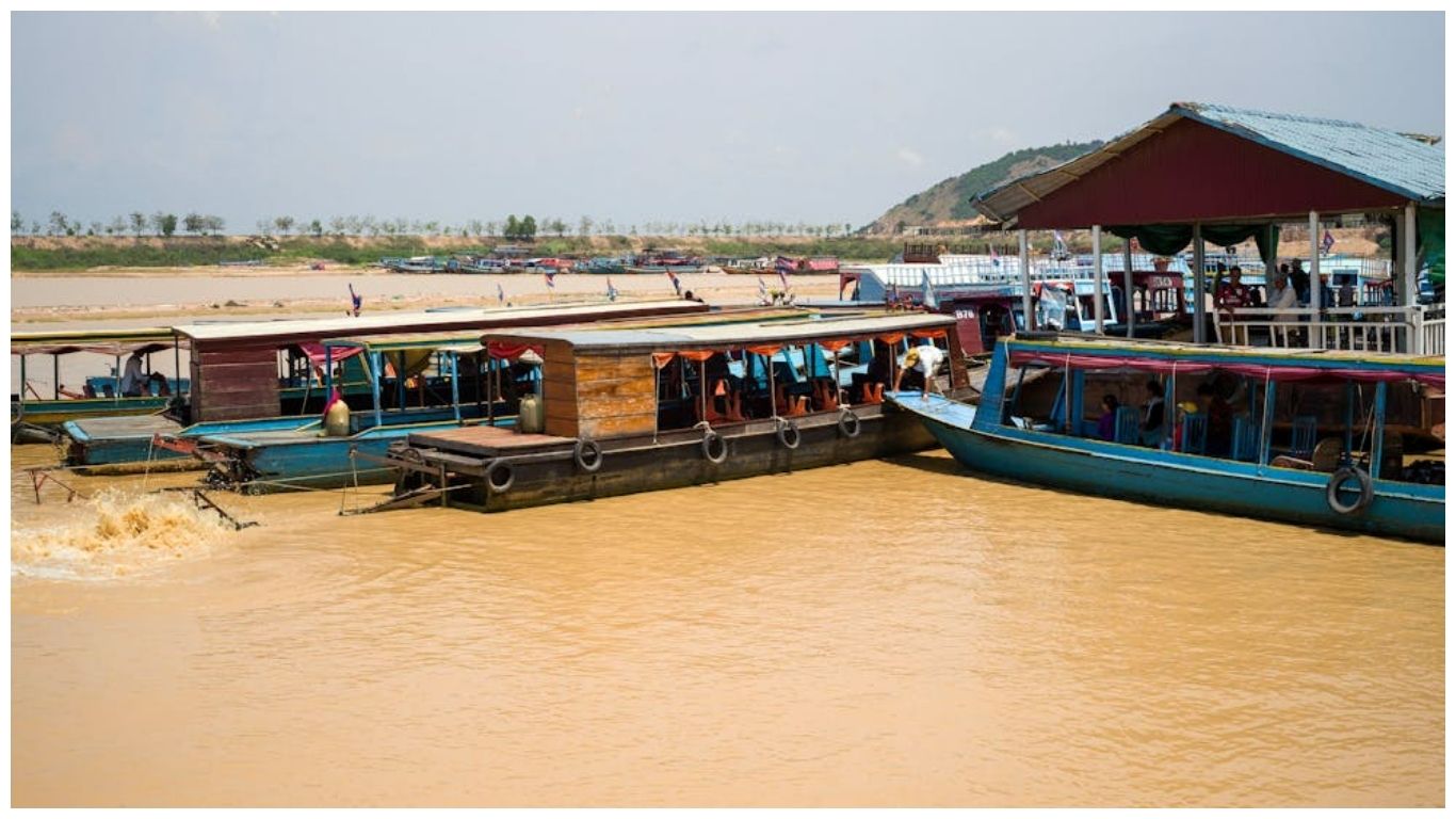 Tonle Sap Lake in Cambodia