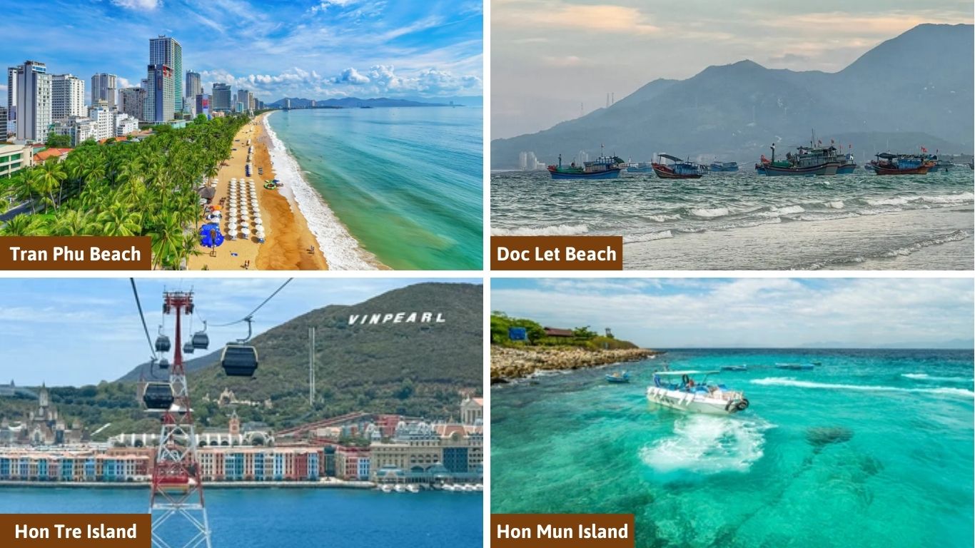 Beaches and islands in Nha Trang