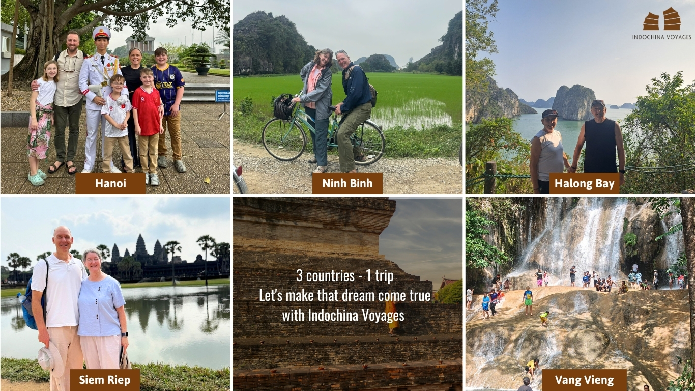 Hanoi to Siem Reap and Vang Vieng highlights across a Vietnam Cambodia Laos itinerary