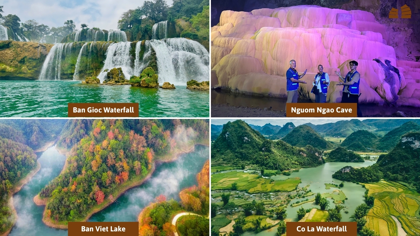 Ban Gioc Waterfall, Nguom Ngao Cave, Ban Viet Lake and Co La Waterfall among Cao Bang Loop highlights