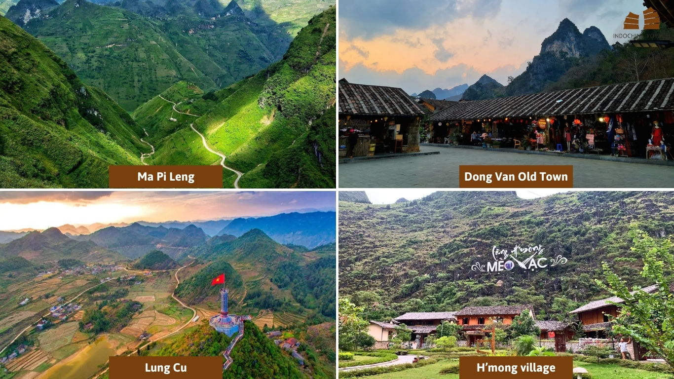 Ma Pi Leng Pass, Dong Van Old Town, Lung Cu flagpole and H'mong village among Ha Giang Loop highlights