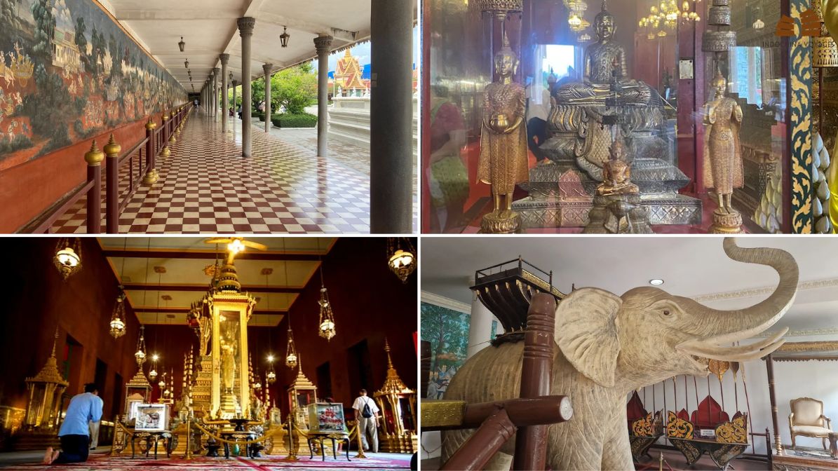 Inside Silver Pagoda, Cambodia